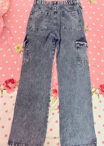 Black Cargo Jeans