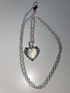 Heart Pendant Necklace & earring combo
