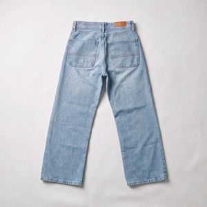 Blue Way Light Wash Wide Leg Jeans