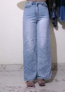 Light Wash Wide Leg Jeans
