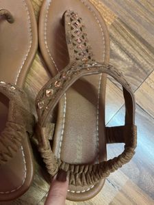 Stylish Embellished Thong Sandals