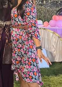 Floral Print Mini Dress