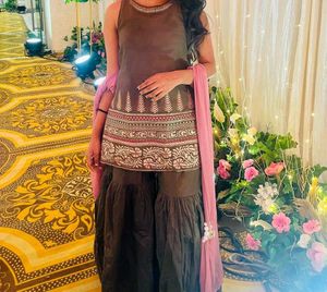 Olive Green Sharara Set sale 💖sale sal