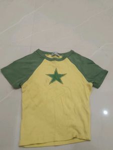 Yellow & Green Star T-Shirt