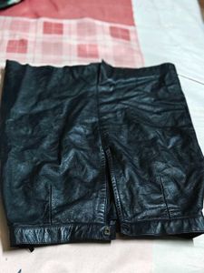 Black Faux Leather Pants