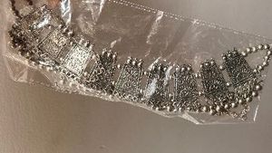 Oxidized Silver Ethnic Necklace