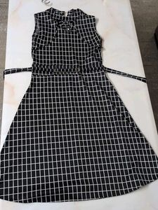 Chic Pattern Sleeveless Dress