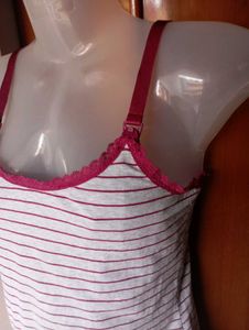 Women's Striped Sleepwear Top