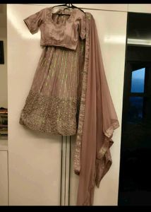 onion pink lehanga choli