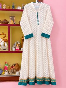 Heavy Woollen White Kurta