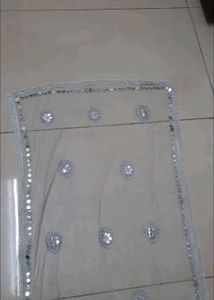 Embellished Grey Dupatta