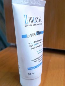 Z Block Zinc Oxide Sunscreen Gel SPF 50+