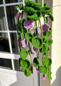 Crocheted Hanging Plant Decor