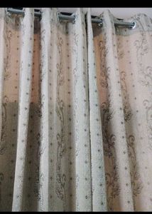 Elegant Home Decor 3 curtains 9.5 feet