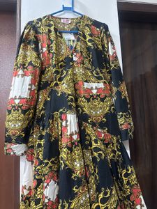 Elegant Printed Maxi Dress