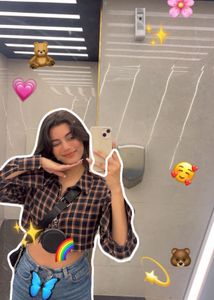 Brown &amp; Black Plaid Cropped Shirt