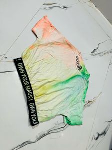 Tie-Dye T-Shirt with Inspirational Quote