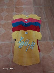 Kids T-Shirts Pack - Assorted Colors