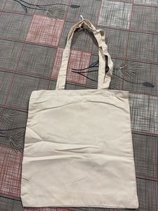 Hand-Painted Shell Tote Bag