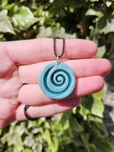 y2k Unique Spiral Pendant Necklace