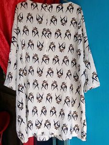 Patterned Tunic Dress