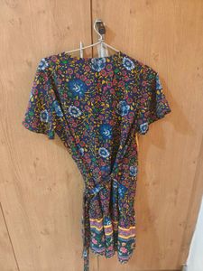 Floral Wrap Dress