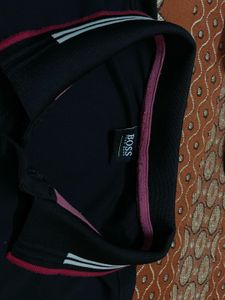 Men's Black Hugo Boss Polo Shirt