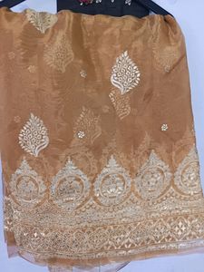 Gold saree