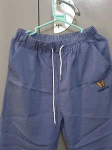 COMBO PANT Light Blue Butterfly Embroidered Pants