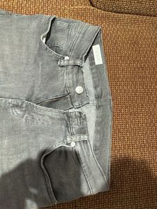 ZARA Grey Denim Jeans Slim Fit - 30 inches
