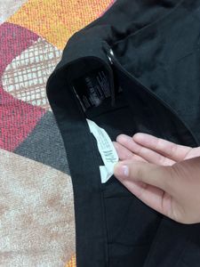 Black Pleated Mini Skirt