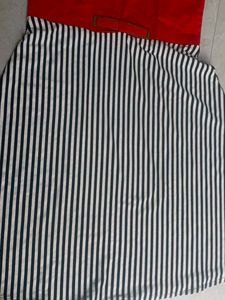 Red &amp; Striped Fit and Flare Dress