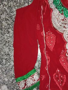 Embroidered Patiala suit