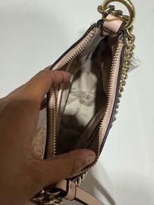 Michael Kors Pink Signature Logo Shoulder Bag