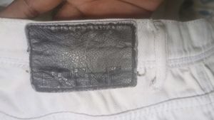 White Distressed Biker Cargo Jeans – PREME