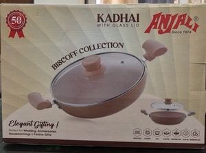 Anjal Kadhai With Glass Lid