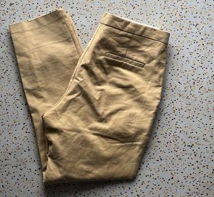 Khaki Straight Leg Pants