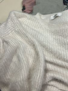 Cozy Cream Puff Sleeve Sweater