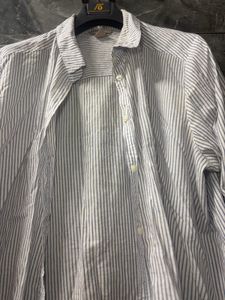 H&amp;M Striped Oversized Shirt for Women’s