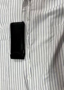 Classic Pinstripe Button-Up Shirt for women