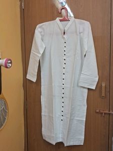 40 Size White Kurti