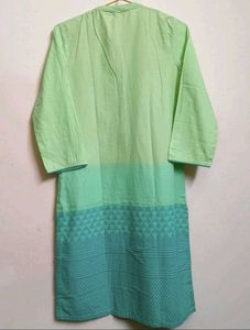 Light Green Ombre Kurta