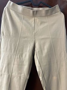 Stylish Beige Cropped Pants