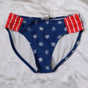American Flag Bikini Top panty set