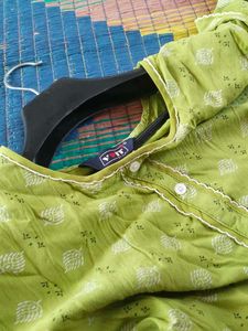 Light Green Printed Kurta