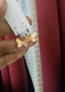 Cute White Heart Earrings
