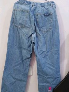 H&amp;M Light Wash Wide Leg Jeans