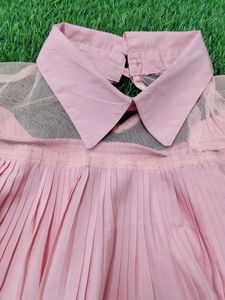 Pleated Ruffle Blouse