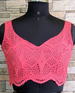 Pink Schifli Blouse