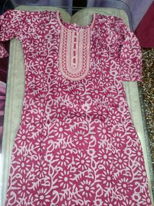 Pink Kurta Set with Dupatta